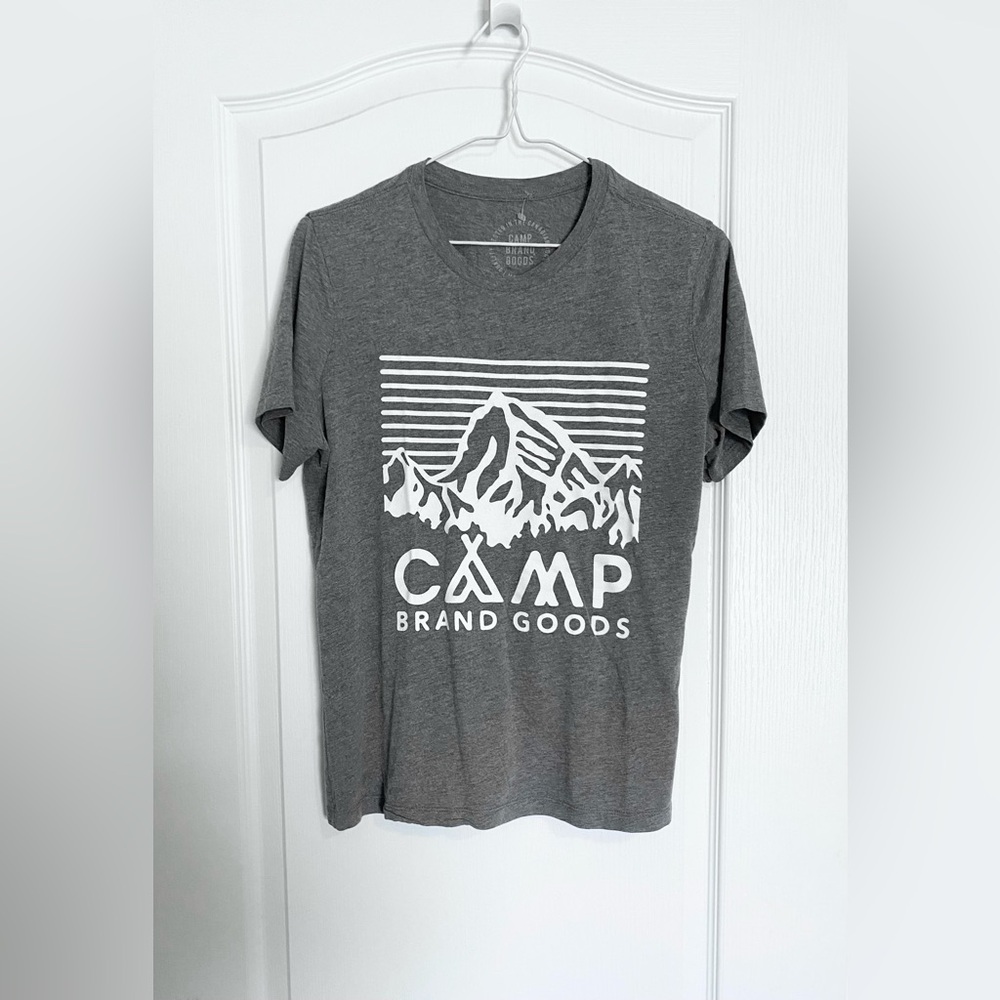 Camp Brand Goods Gray Short Sleeve Tee